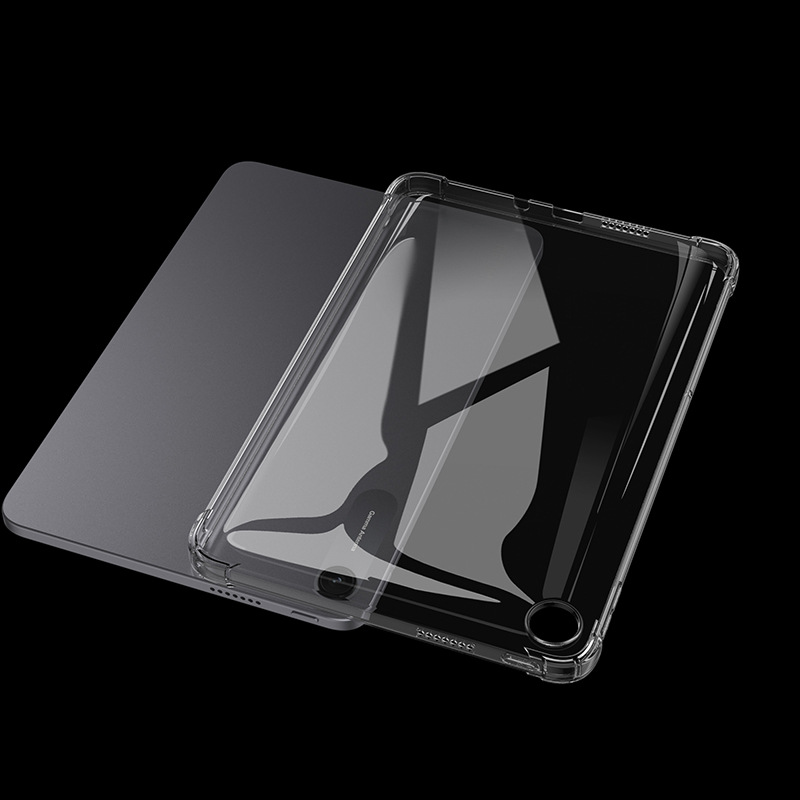 Redmi Tablet Accessories - Redmi Pad 2 9.7インチ（2026年モデル）およびPOCO Pad C1用、超薄型で透明度の高いTPUケース。エアバッグ内蔵で衝撃吸収、タブレットを保護する透明カバー。
