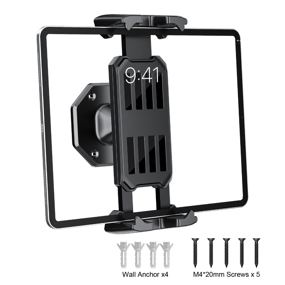 壁掛け式スマホホルダー タブレットスタンド 調整可能クランプ - Tablet Stand Adjustable のレビューと価格