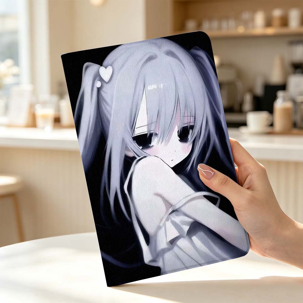 アニメ風のかわいい女の子デザインのタブレットケース。Xiao - Cool Tablet Accessories のレビューと価格
