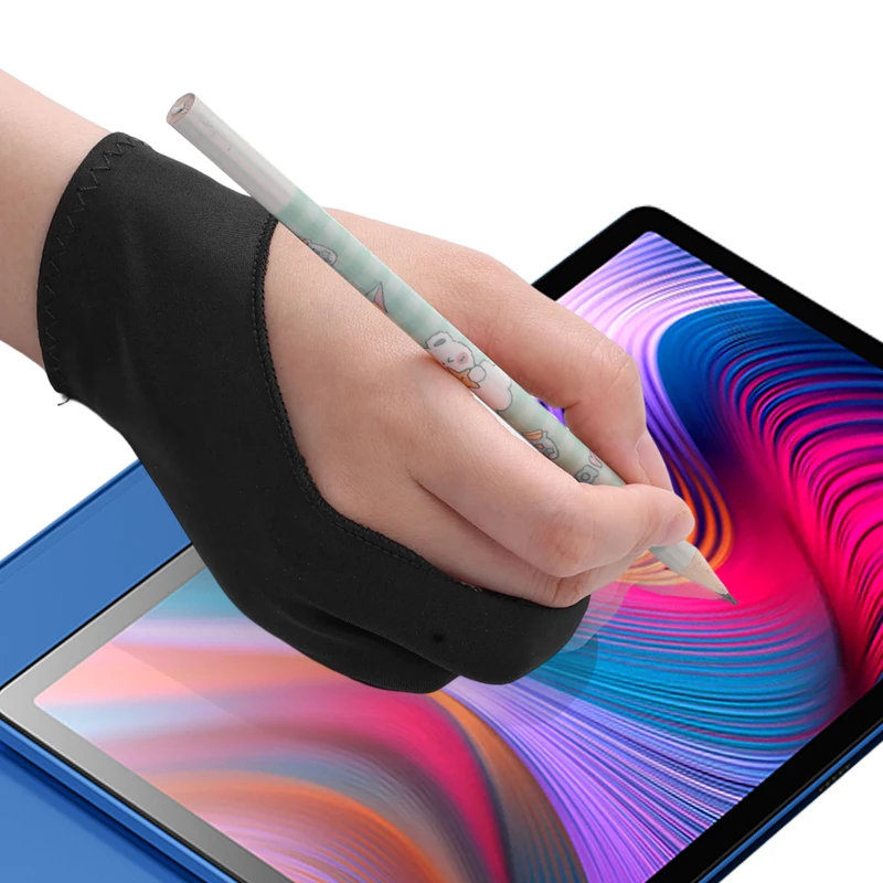 描画用手袋 パームリジェクション機能付き 2本指グローブ A - Graphic Tablet Accessories のレビューと価格