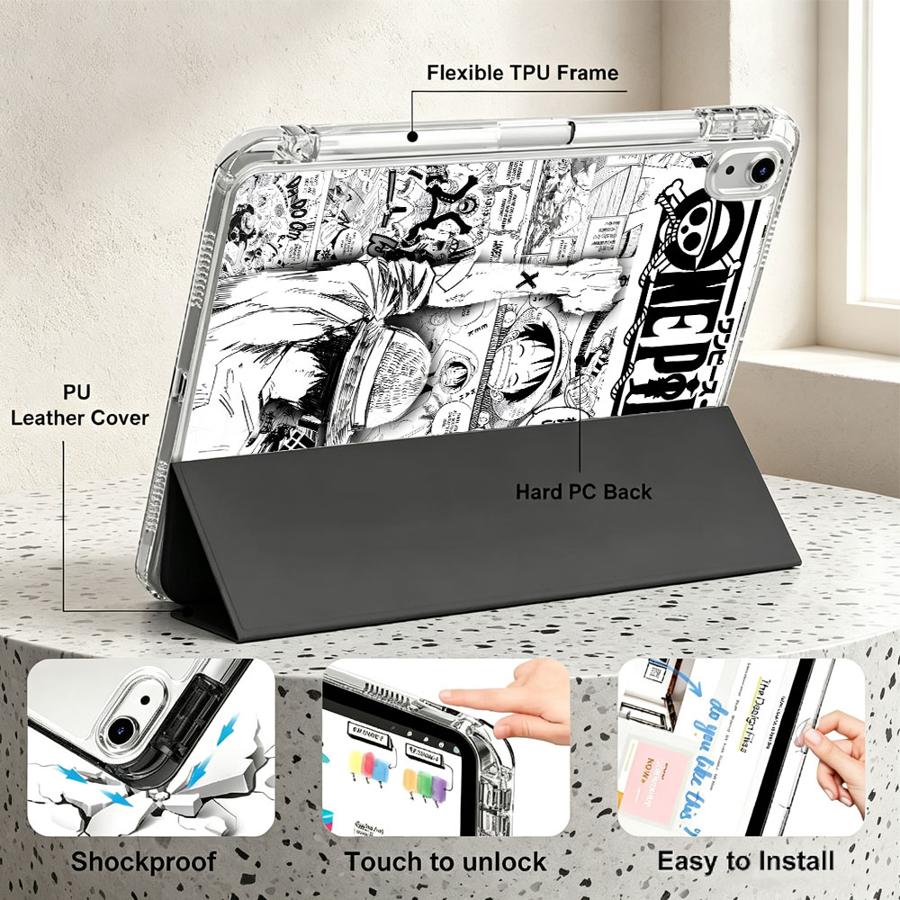 ワンピース ルフィ アニメ タブレットケース Samsung - Cool Tablet Accessories のレビューと価格