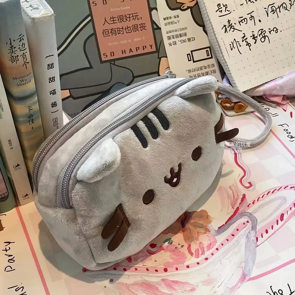 かわいいプシーンの太った猫の漫画ペンケース、大容量学生文房具 - Case With Pencil Holder のレビューと価格