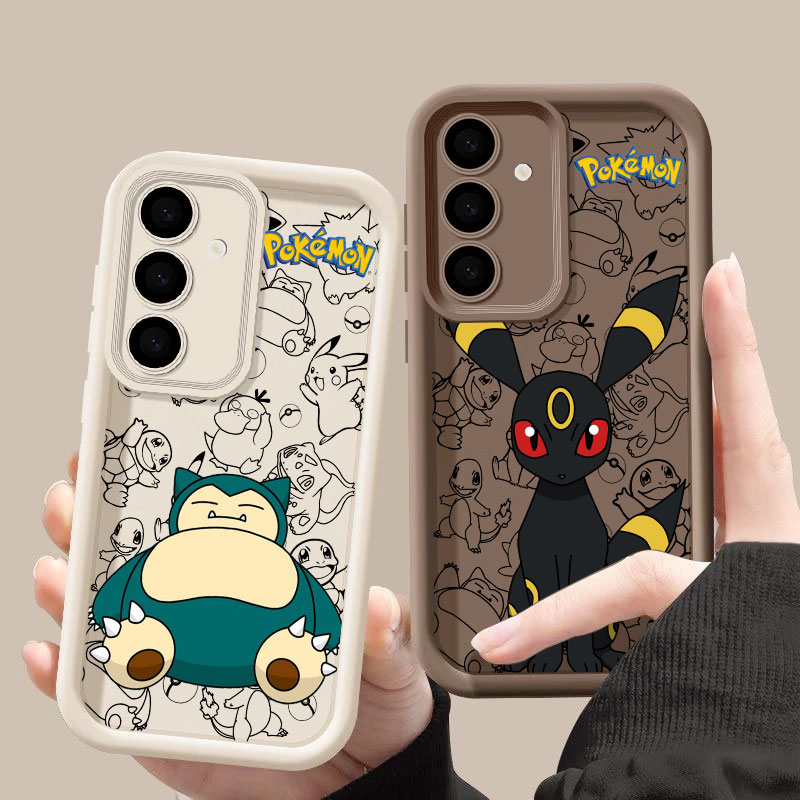 カビゴン、アンブレオン、ポケモンアニメS26ウルトラケース、 - Samsung Galaxy S25 のレビューと価格