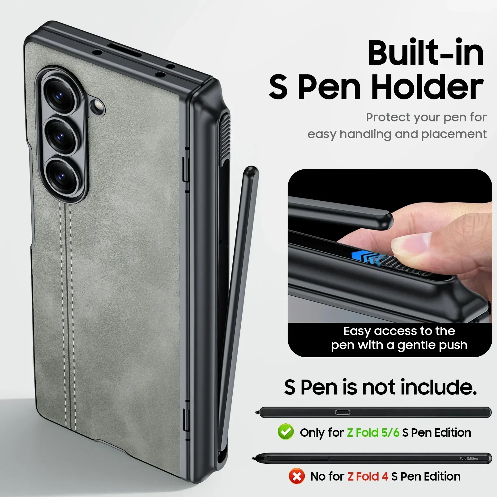 Samsung Fold 6用スマホケース、ヒンジ保護、Sペ - Windows Tablet Accessories のレビューと価格