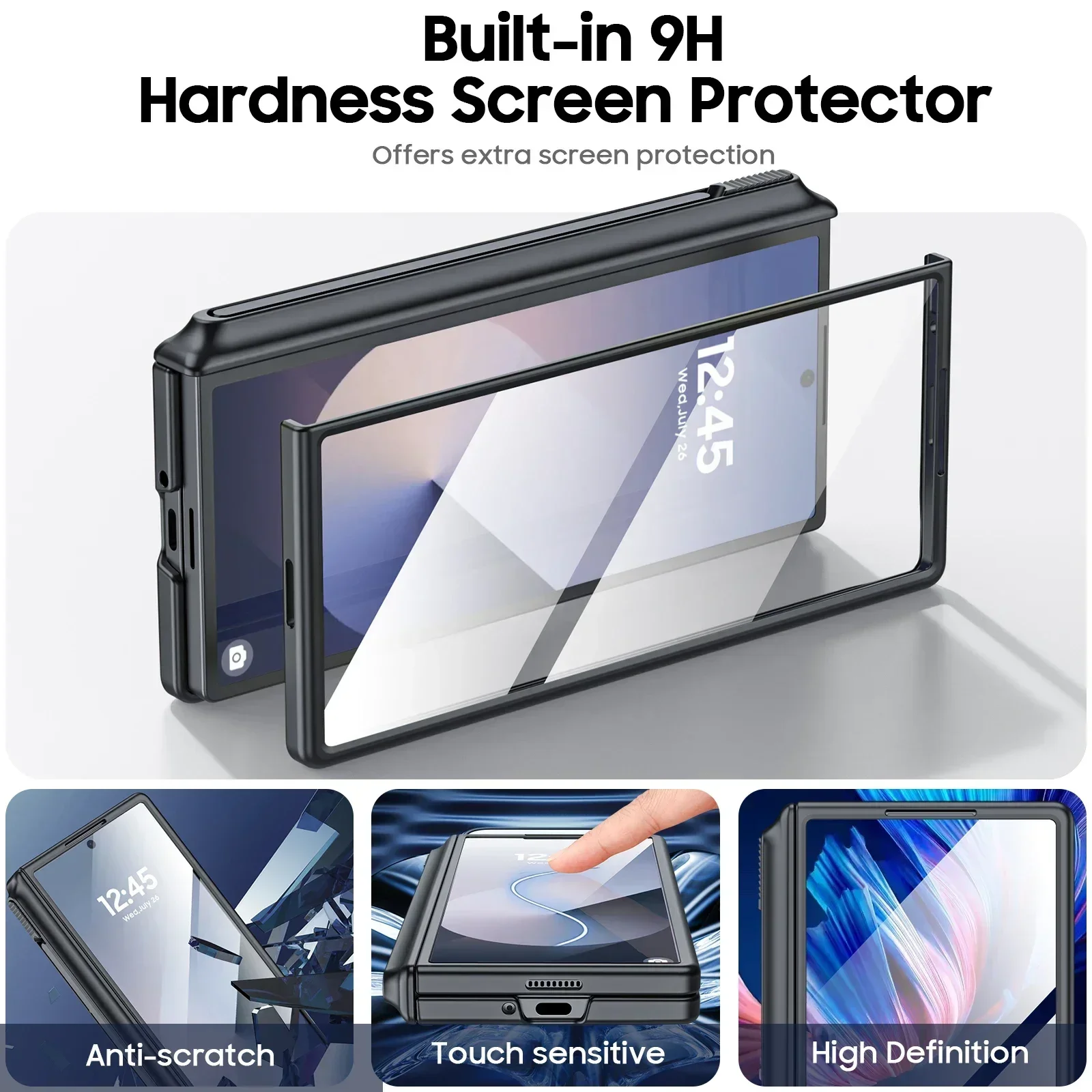 Samsung Fold 6用スマホケース、ヒンジ保護、Sペ - Windows Tablet Accessories のレビューと価格