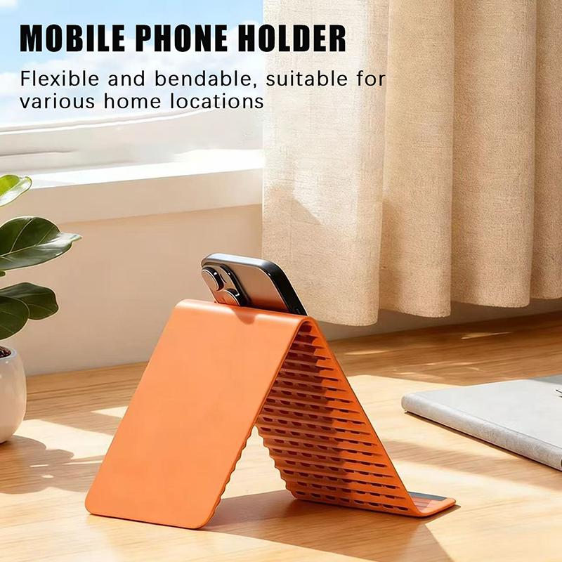 柔軟な折りたたみ式携帯電話スタンド シリコン製タブレットホル - Tablet Stand Adjustable のレビューと価格