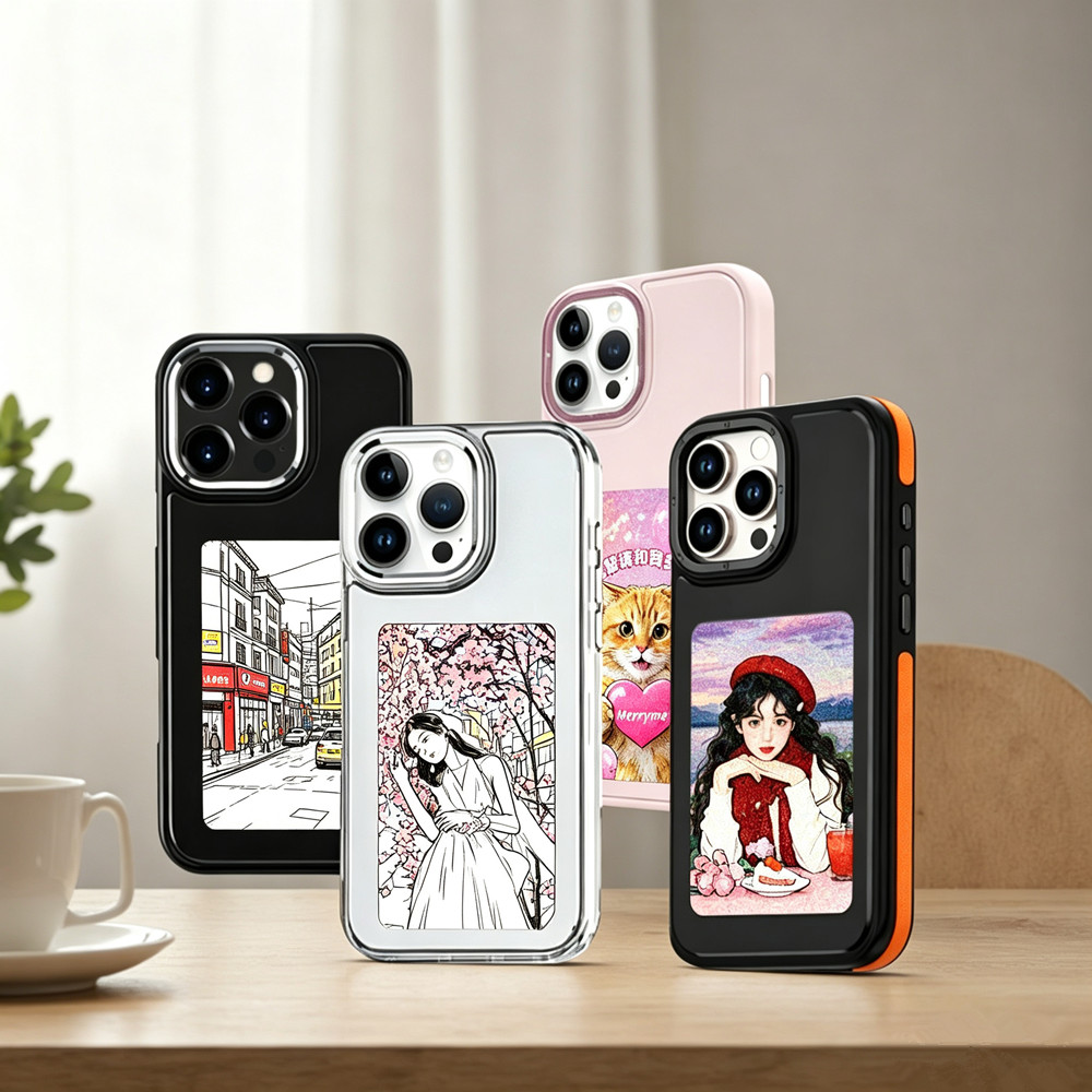DIY電子インクスクリーンスマホケース NFC対応 iPho - Tablet Computer Accessories のレビューと価格