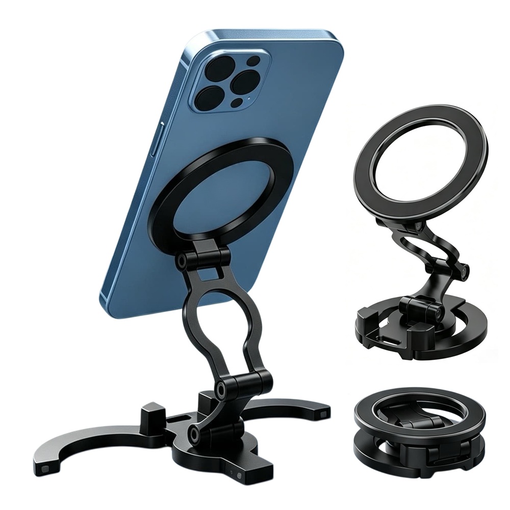 両面マグセーフ対応スマホスタンド三脚 360 °   調整可 - Tablet Stand Adjustable のレビューと価格