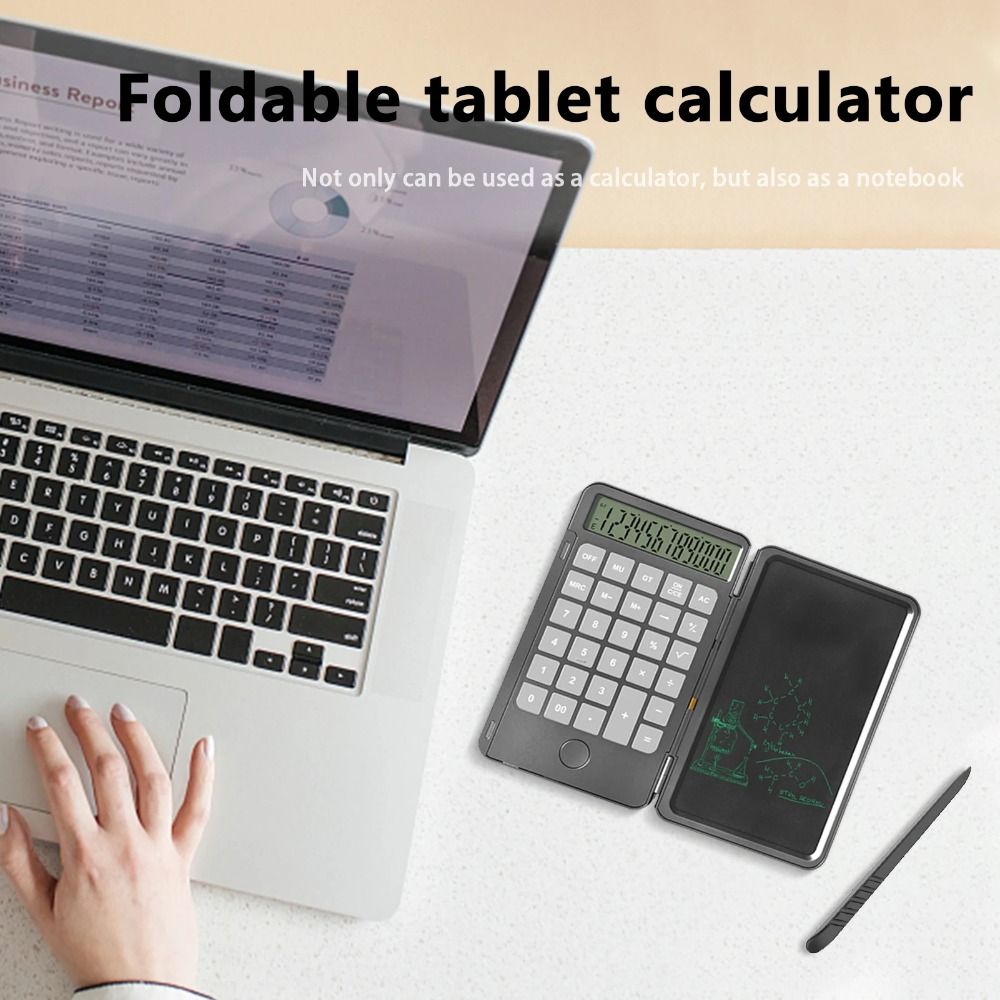 2in1関数電卓大画面ディスプレイ消去可能オフィスLCD描画 - Graphic Tablet Accessories のレビューと価格