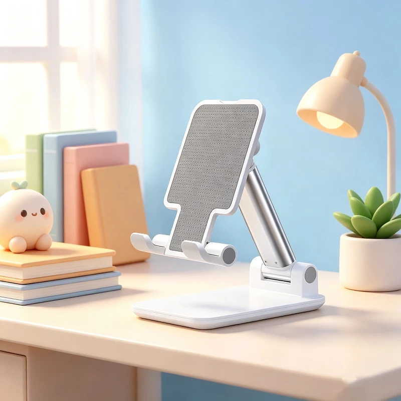 新しい金属製デスクトップタブレットホルダー、折りたたみ式拡張 - Tablet Stand Adjustable のレビューと価格