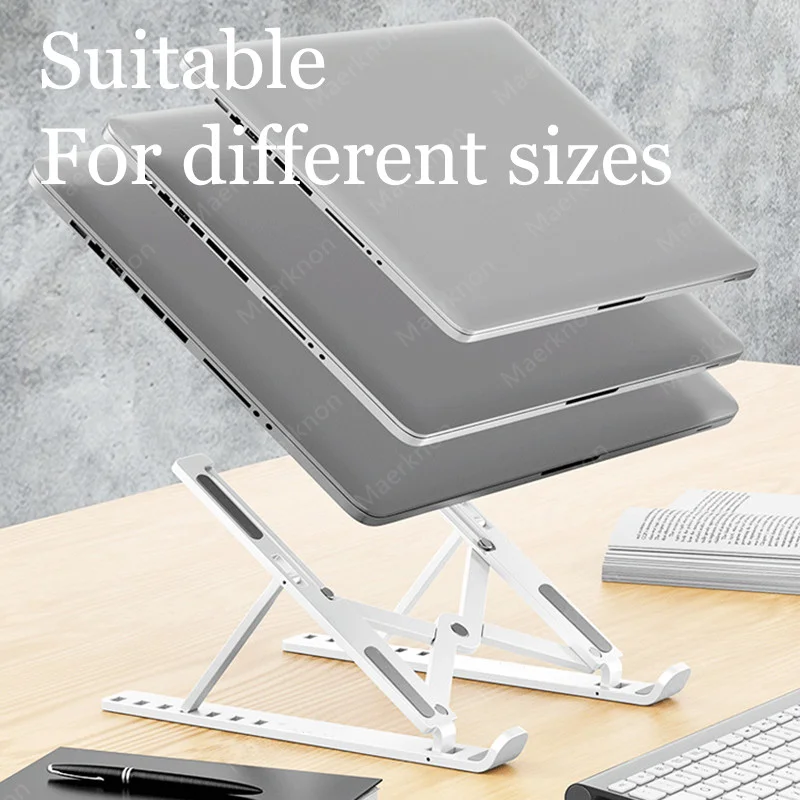 折りたたみ式ラップトップスタンドポータブル調整可能なノートブ - Tablet Reading Accessories のレビューと価格