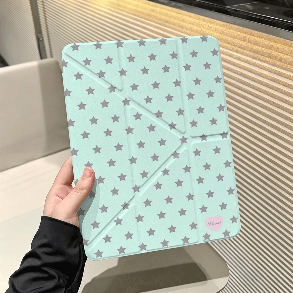 韓国風スイートクールフルスクリーンスターカバー iPad P - Cool Tablet Accessories のレビューと価格