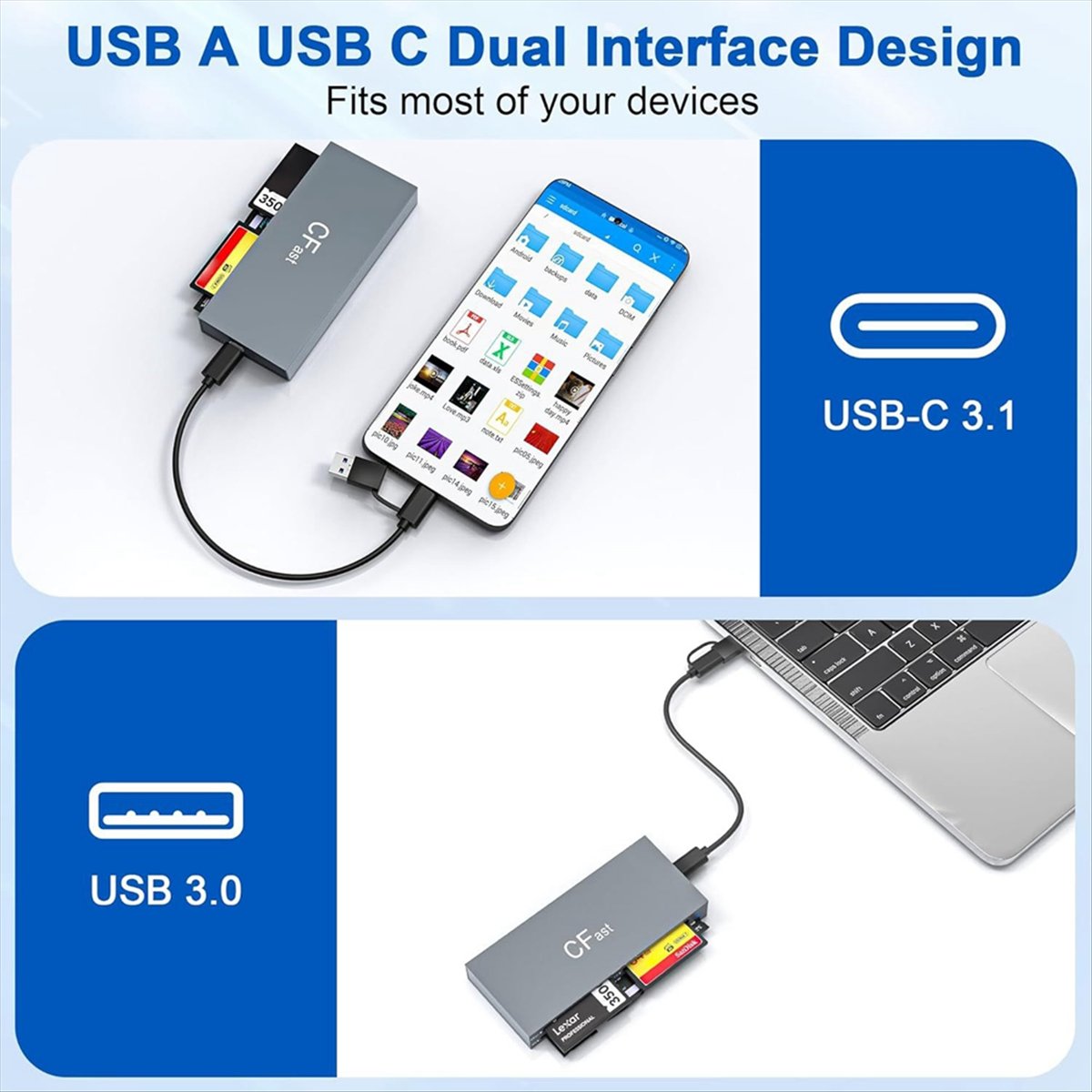 【新規ユーザー】6枚のカードを同時に読み取る/MS/SD/T - Accessories For Tablet Users のレビューと価格