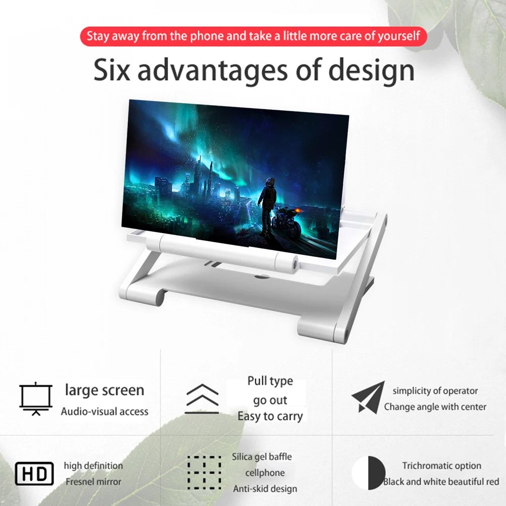3D HD携帯電話スクリーンアンプ、折りたたみ式携帯電話拡大 - Windows Tablet Accessories のレビューと価格