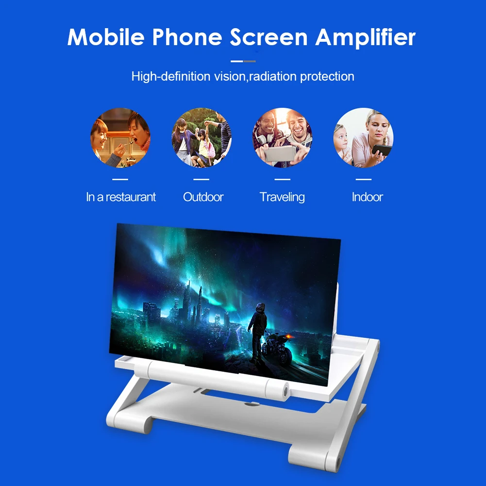 3D HD携帯電話スクリーンアンプ、折りたたみ式携帯電話拡大 - Windows Tablet Accessories のレビューと価格