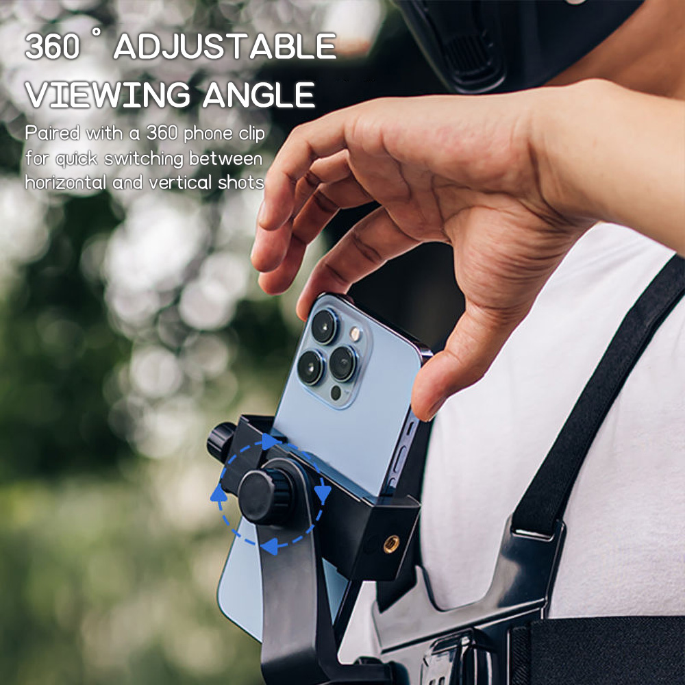 チェストマウント式スマホストラップホルダー 調節可能な伸縮性 - Tablet Stand Adjustable のレビューと価格