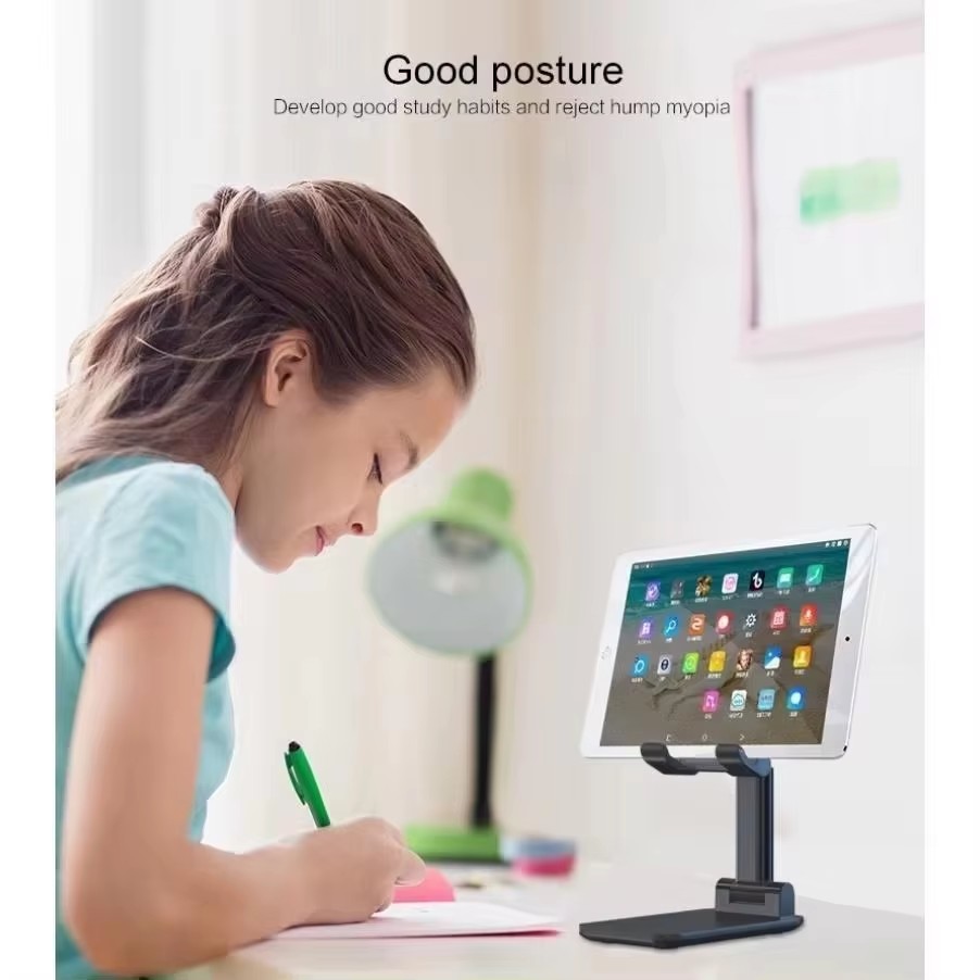高品質デスクトップタブレットホルダーテーブルセル折りたたみ式 - Tablet Stand Adjustable のレビューと価格